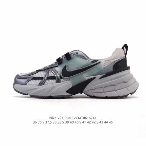 Nike V2K Run shock-absorbing and non-slip retro low-top sports running shoes are
