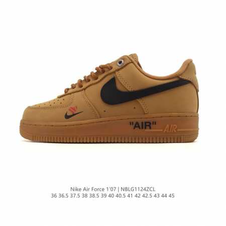 Nike Air Force 1 '07 Low, a versatile, platform, low-top white sneaker with cus - Click Image to Close