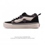 Vans Knu-Skool Vr3 Lx loafers with leather uppers. Camp Julian series low-top r