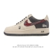 Nike Air Force 1 '07 Low, a versatile, platform, low-top white sneaker with cus