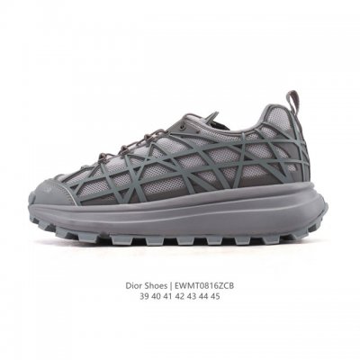 Dior, a high-end luxury brand, showcases a sophisticated aesthetic. Low-top Dio
