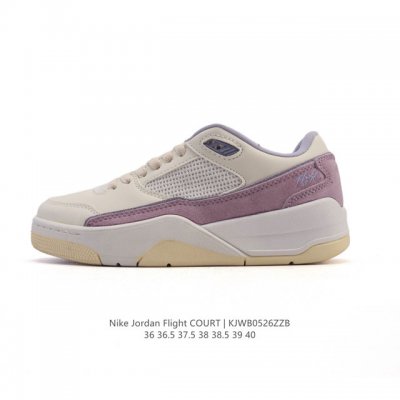 Nike Jordan Flight Court Fashionable, Casual, Non-Slip, Wear-Resistant Low-Top S