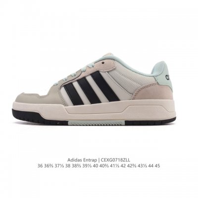 Adidas Entrap casual and comfortable sports sneakers, youthful retro basketball