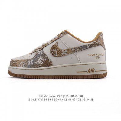 Corporate Af1 Nike Air Force 1 '07 Low Air Force One white shoes with thick sole
