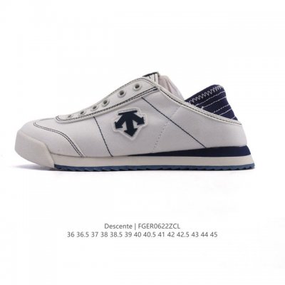 Corporate-level Descente Chron retro canvas sports casual shoes for men and wome