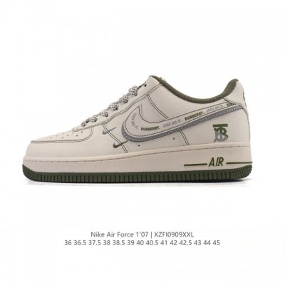 Corporate-grade Nike Air Force 1 '07 Low, a versatile, mid-cut, thick-soled, he