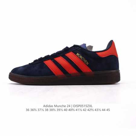 New Adidas Adidas Originals Munchen 24 Munich German Training Shoes Sneakers T-H - Click Image to Close