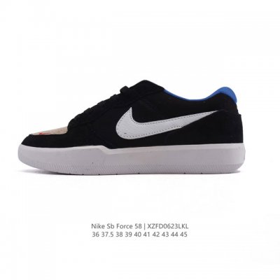Nike SB Force 58 sports skateboarding shoes. This is a piece that brings cutting