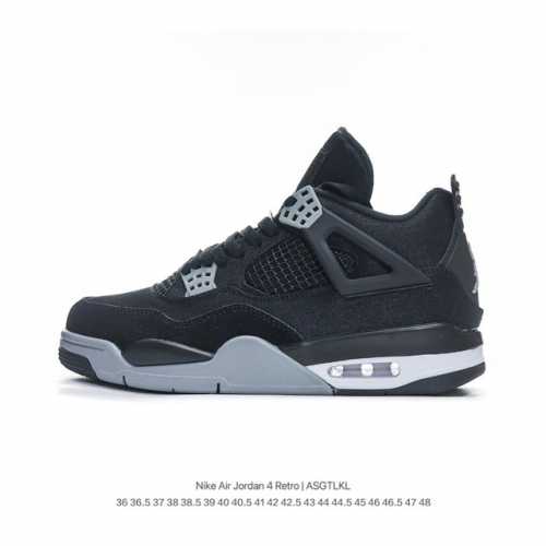 aj4 4 jordan pu air Og nike Wmns Air Jordan 4 Retro Off Noir aj4 36 37 38 39 40