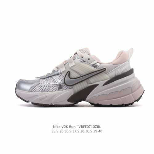 Corporate Nike V2K Run Shock Absorption and Anti-skid Retro Low-top Sports Runn