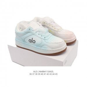 Company-grade Alo Yoga Recovery Mode Comfortable and Simple White Sneakers, Non-