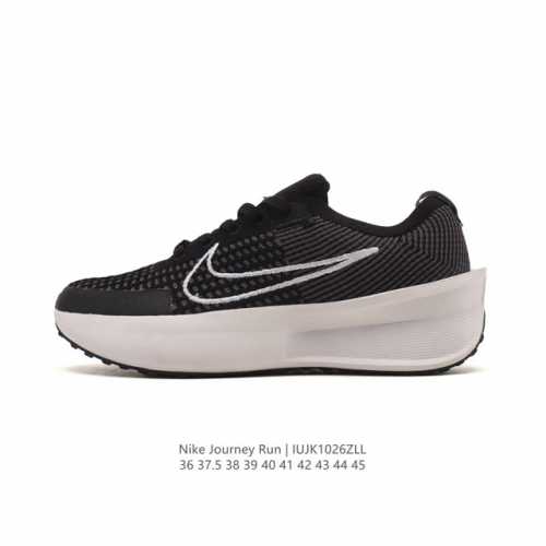 Nike Journey Run Men's and Women's Breathable Road Running Shoes, Platform Chunk