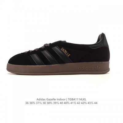Adidas Originals Gazelle Indoor Retro Trefoil Transparent Rubber Sneakers - Clas