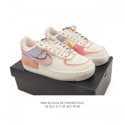 Special Price Nike Low-Top Sneakers Air Force 1 AF1 Macaron AF1 Thick Sole Heigh