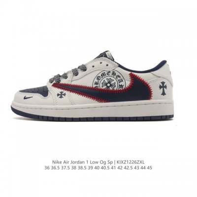 Authentic Nike Air Jordan 1 Low Og Sp Military Blue AJ1 (Reverse Swoosh) 2025 Ne