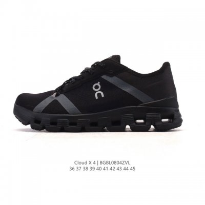 New On Run Cloud X4 Comfortable, Non-Slip, Supportive Low-Top Training Shoes. O