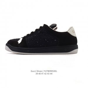 Corporate-grade Gucci men's shoes. Gucci Screener series distressed, dirty shoe