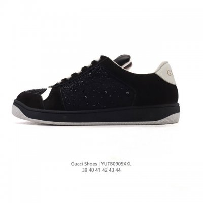Corporate-grade Gucci men's shoes. Gucci Screener series distressed, dirty shoe