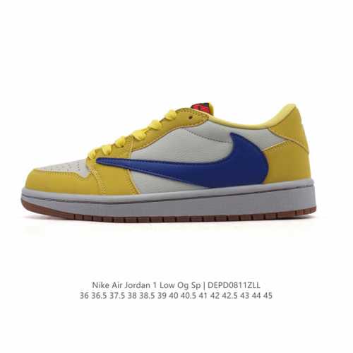 Authentic Nike Air Jordan 1 Low Og Sp Military Blue Aj1 Air Jordan 1 reverse hoo