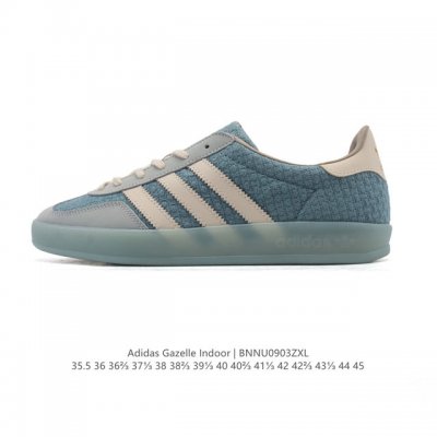 The adidas Originals Gazelle Indoor Retro Trefoil Non-slip Transparent Rubber Sn