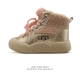 Children's Ugg Snow Boots, High-top Boots with Pull-up Heel, Stylish and Comfor
