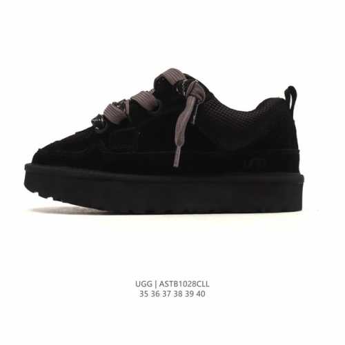 Company-grade Ugg snow boots, low-top ankle boots, thick-soled, height-increasin