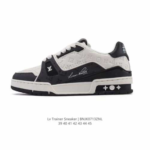 a corporate-grade Louis Vuitton LV Louis Vuitton sneaker, a fashionable, trendy