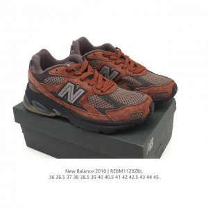 Factory Grade New Balance 2010 Made in England Distressed Shoes, Solid Color Fl