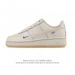 Nike Air Force 1 '07 Low, a versatile, platform, low-top white sneaker with cus