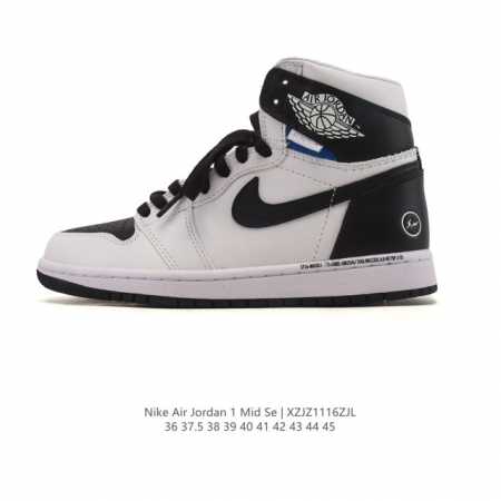 Company-grade Nike Air Jordan 1 Mid men's and women's basketball shoes, stylish - Click Image to Close