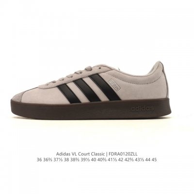 Adidas Vl Court Classic Shoes, a classic Adidas sneaker with a versatile design.