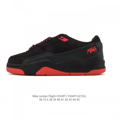 Nike Jordan Flight Court Fashionable Casual Non-Slip Durable Low-Top Sports Sho