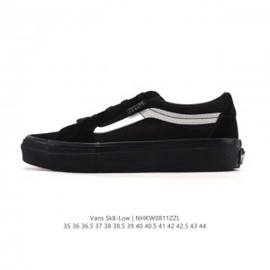Vans Sk8-Low classic Xiaohongshu hot-selling low-top casual canvas splicing vul