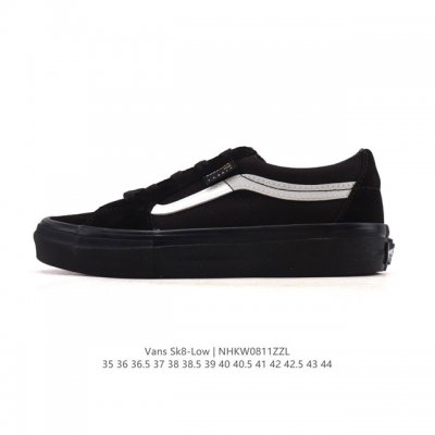 Vans Sk8-Low classic Xiaohongshu hot-selling low-top casual canvas splicing vul