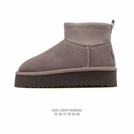 Company-grade Ugg high-top snow boots, fashionable and comfortable women's shoes - Click Image to Close