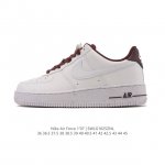 Company-grade Nike Air Force 1 '07 Low platform sneakers, featuring a thick sole