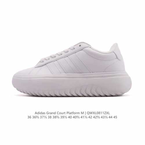 New adidas Grand Court Platform Adidas tennis shoes, comfortable and versatile w