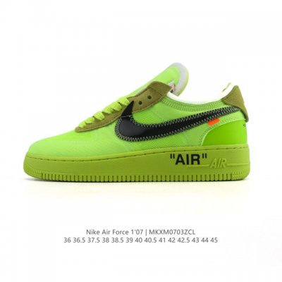 Company-level Off-White X Nk Air Force 1 "Mca" Air Force One low-top thick-sole