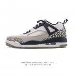 Nike Jordan Spizike Low Classic Elephant Pattern Retro Basketball Shoes! A New