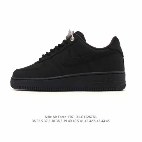 Company-grade Nike Air Force 1 '07 Low, 2025 new style, thick-soled, height-inc