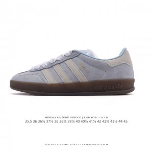 adidas Originals Gazelle Indoor Retro Trefoil Non-slip Transparent Rubber Sneake