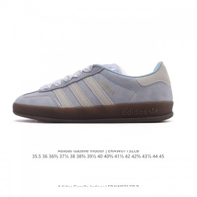 adidas Originals Gazelle Indoor Retro Trefoil Non-slip Transparent Rubber Sneake