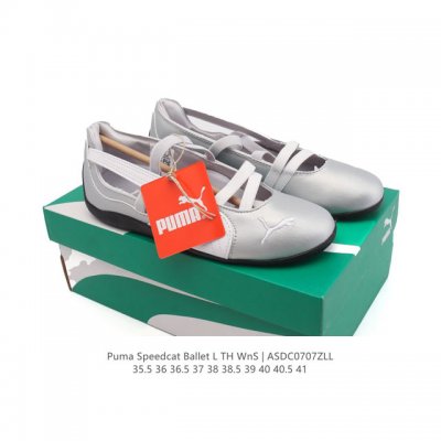 Puma Speedcat Ballet Ballet Shoes Mary Jane Shoes Women's Sports Casual Shoes P