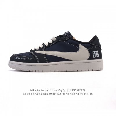 Genuine Nike Air Jordan 1 Low Og Sp Military Blue Aj1 Joe 1 Reverse Hook 2025 Ne