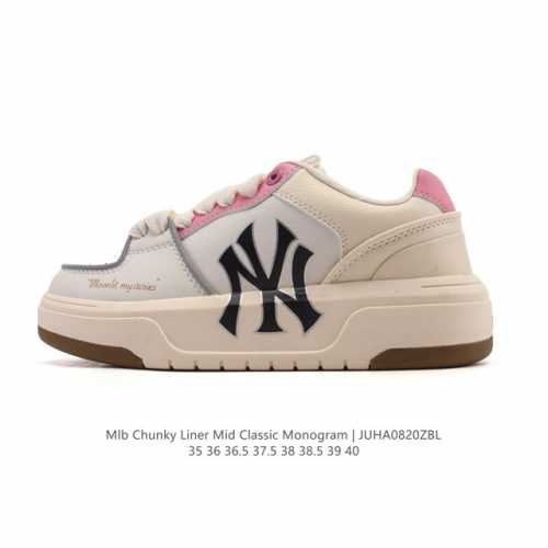 Mlb Chunky Liner Mid, a popular company-grade senior shoe, is a lightweight, thi