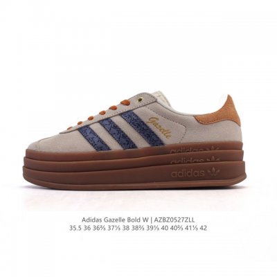 Genuine Adidas 2025 New New Year Shoes Clover Gazelle Bold Retro Nostalgic Style