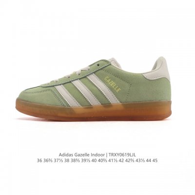 Adidas Originals Gazelle Indoor Retro Trefoil Non-slip Transparent Rubber Sneake