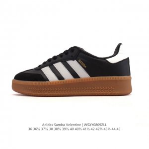 Adidas men's and women's sports shoes, Trefoil Samba Velentine casual shoes, Ger