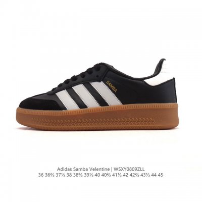 Adidas men's and women's sports shoes, Trefoil Samba Velentine casual shoes, Ger