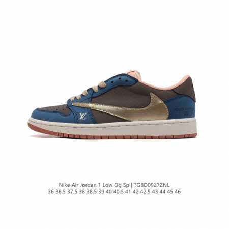 Nike Air Jordan 1 Low Og Sp Military Blue Aj1 1 Aj1 1 Aj1 1 Ts Swoosh Dm7866 36 - Click Image to Close